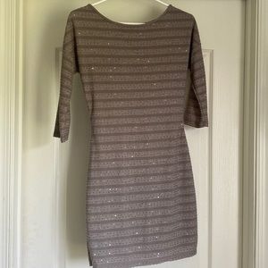 Express mini dress with sequins